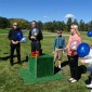Family with balloons